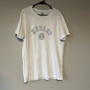 Hurley White Logo Tee